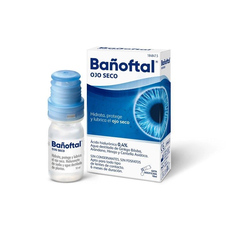 Bañoftal Ojo seco Multidosis 0.4% 10ml