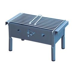 Barbacoa De Mesa Metalica De Carbón.