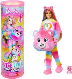 Barbie Cutie Reveal Care Bears - Colección Osos Amorosos - Rosa