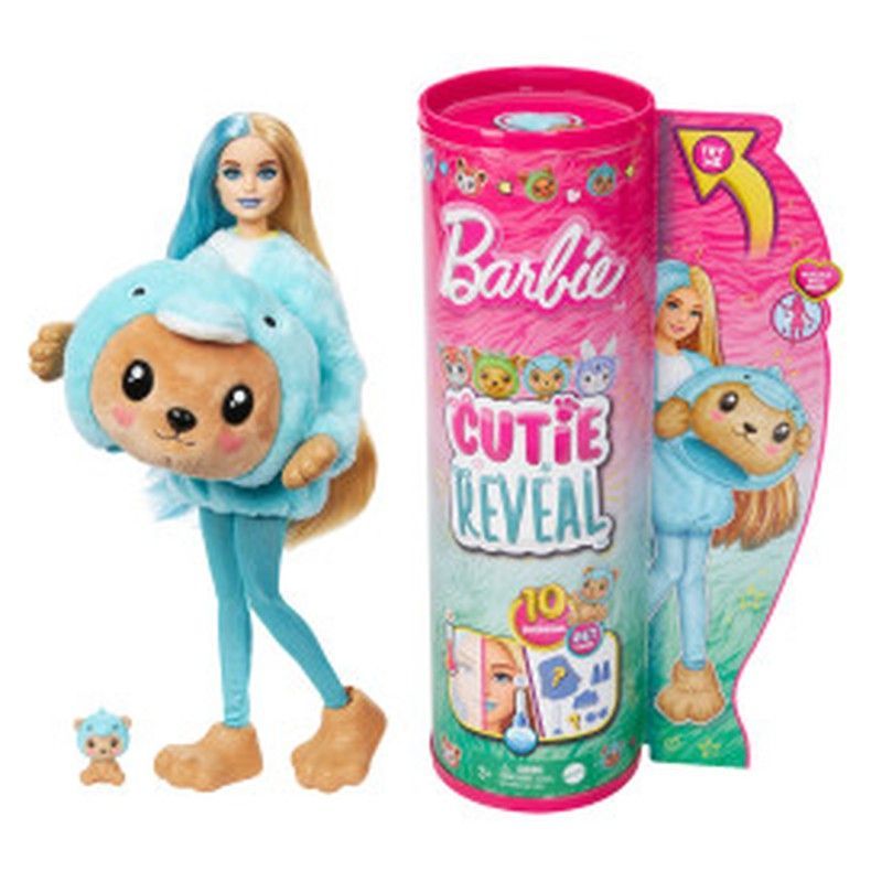 BARBIE CUTIE REVEAL DISFRACES OSITO DELFIN