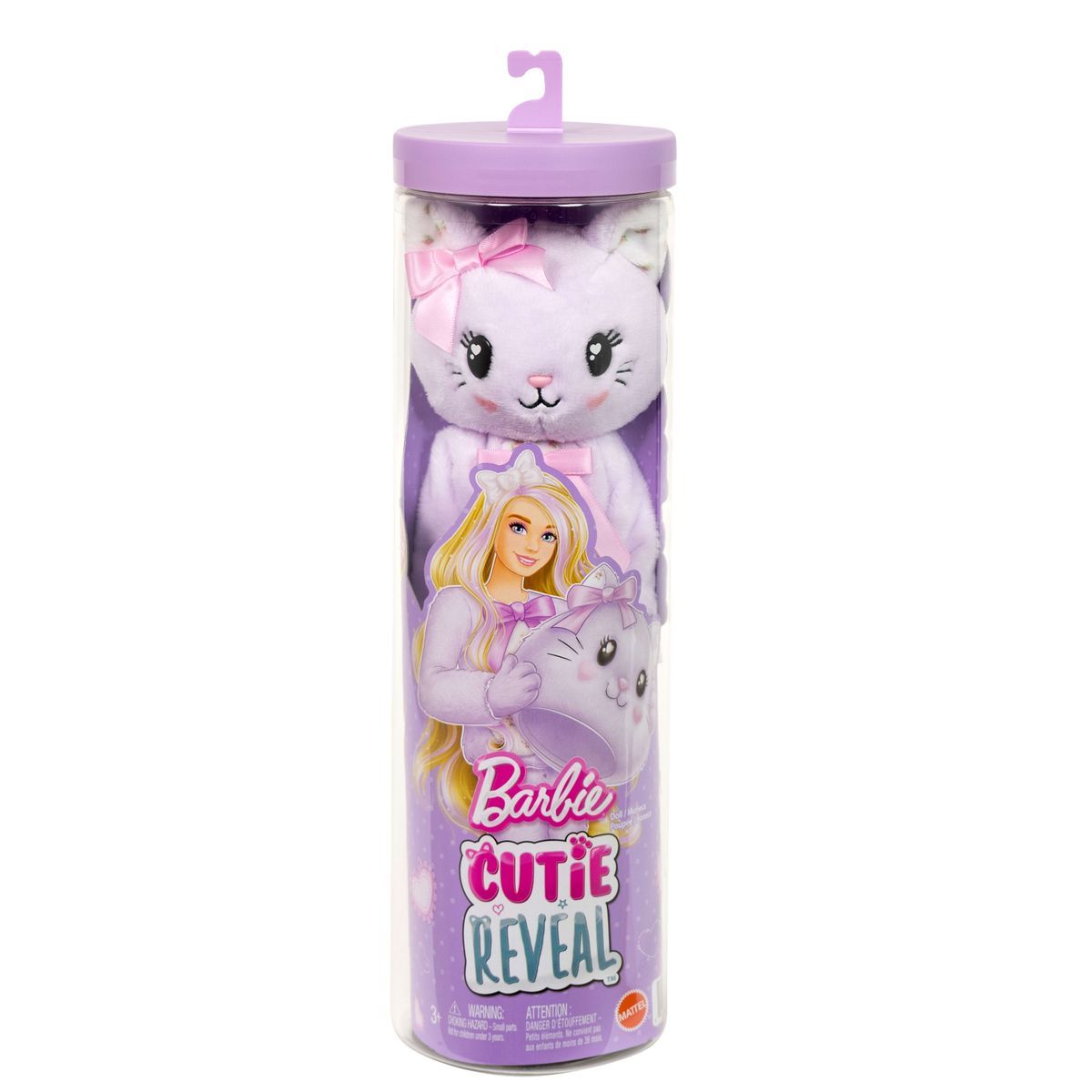 BARBIE CUTIE REVEAL LAZOS DULCES - GATITO LILA