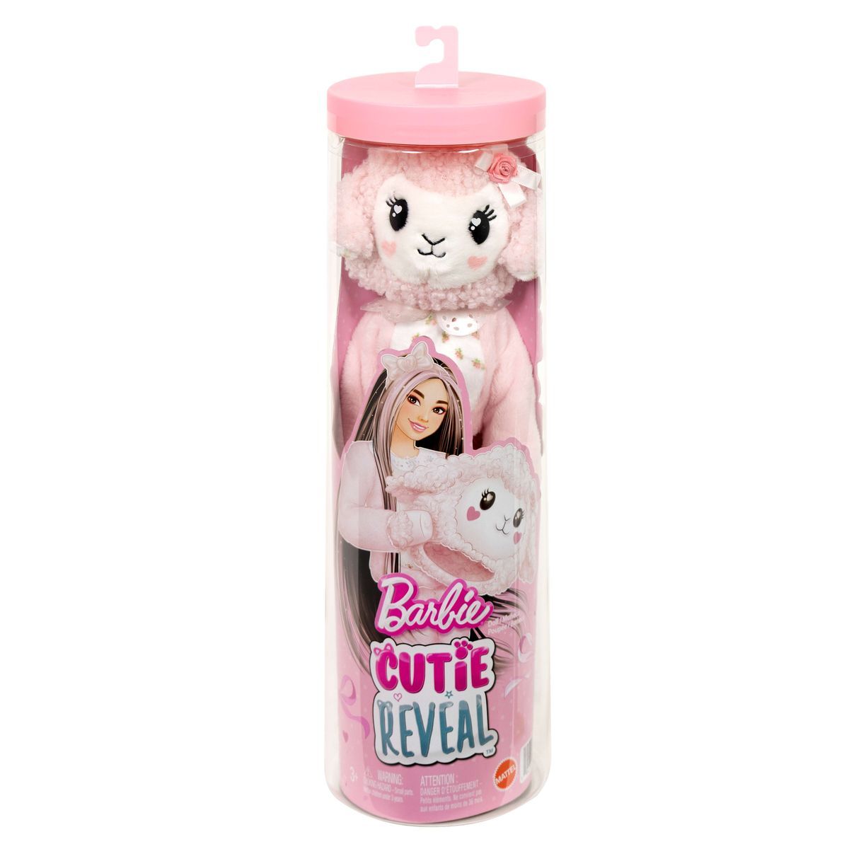 BARBIE CUTIE REVEAL LAZOS DULCES - OVEJITA ROSA