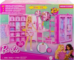 Barbie Dream Closet Conjunto y Accesorios + Muñeca
