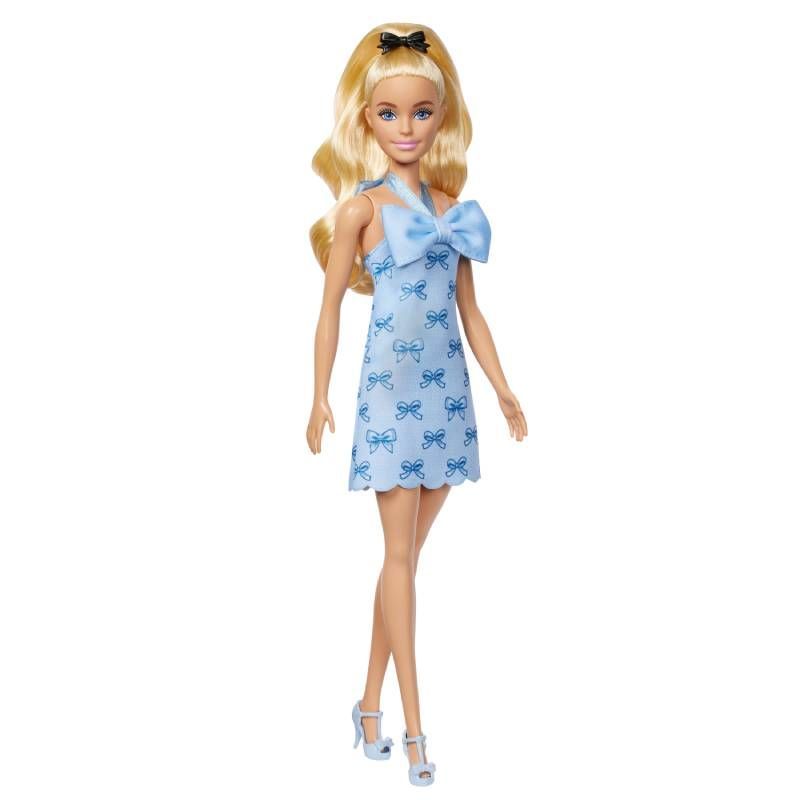 BARBIE FASHIONISTA VESTIDO LAZO AZUL