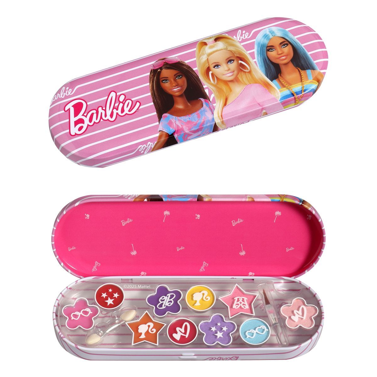 Barbie Maquillaje Estuche Metalico