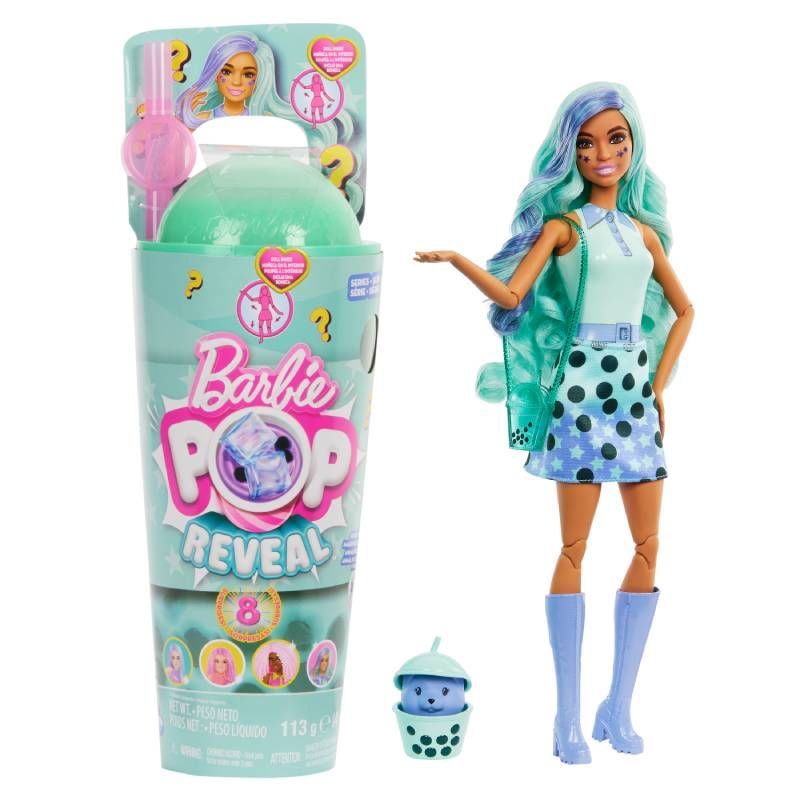 BARBIE POP REVEAL BUBBLE TEA TURQUESA