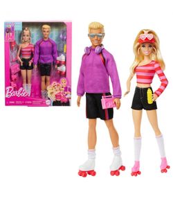 BARBIE Y KEN 65 ANIVERSARIO PACK 2 PATINADORES C/A