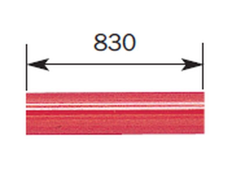 Barra Antipánico Horizontal Ovalada 830MM, Rojo.
