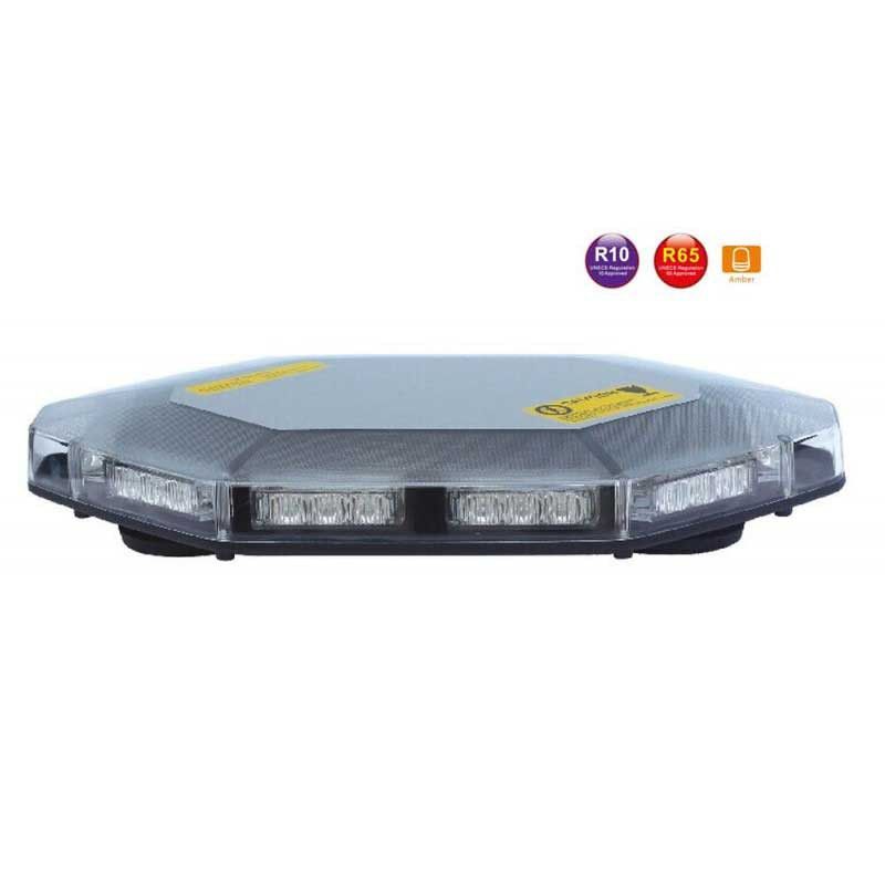 Barra de advertencia LED ámbar 420x276x8 r65 47-1006