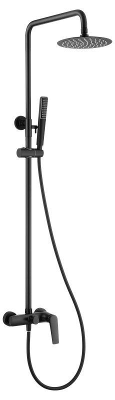 Barra de ducha monomando Delos Negro mate BDD055/NG Imex