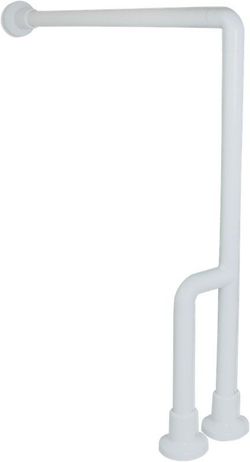 Barra fija INOX tres anclajes pared suelo IZQ