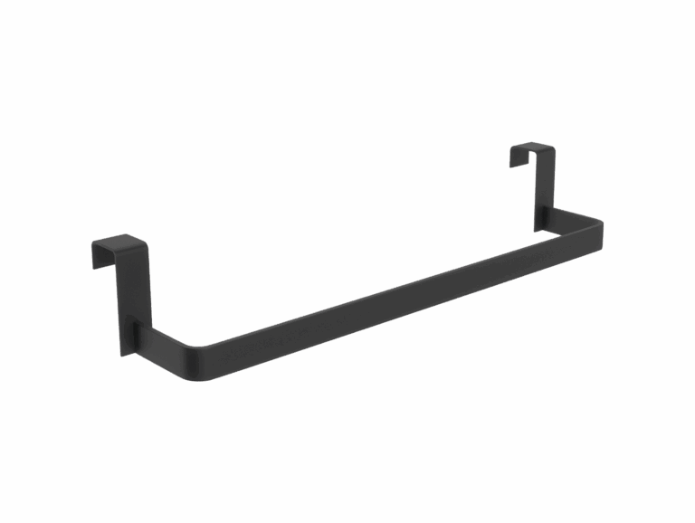 Barra Toallero Interior Mueble Negro Mate Medimex