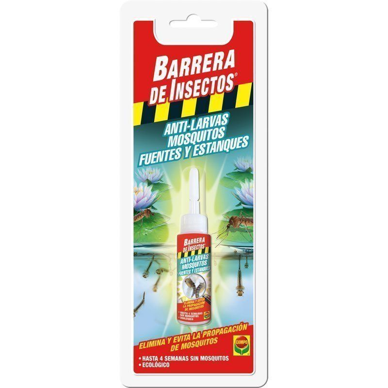 Barrera Anti-Larvas para Mosquitos Estanques