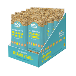 Barritas De Sesamo y Miel 16 Unidades Sol Natural