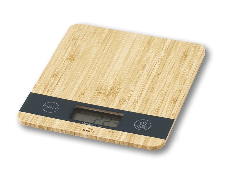 Bascula Con Base Bambu 5 Kg Lacor