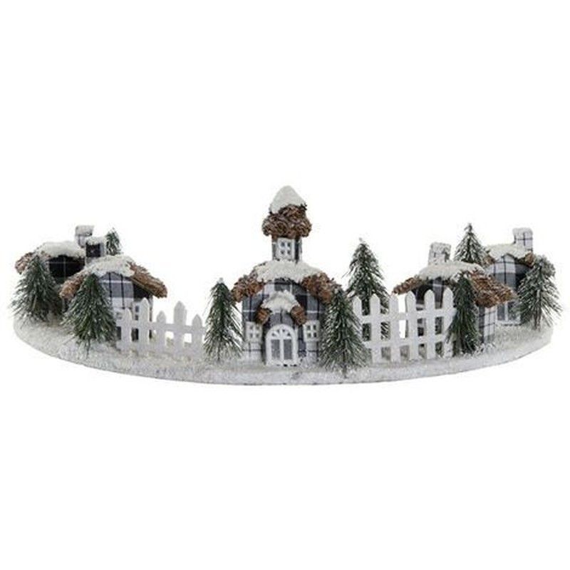 Base árbol Navidad con led 60x30x19 cm.