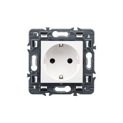 Base corriente Valena Next 2P+T 16A Blanco  Legrand 741220