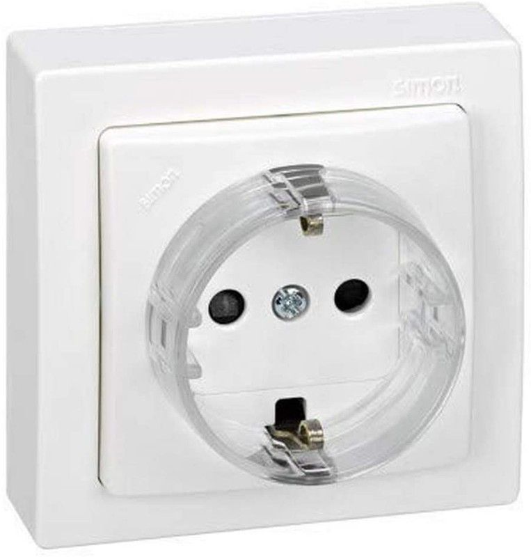 Base de enchufe de superficie Simon 73432-50 de superficie 16A 250V Blanco