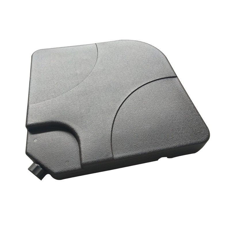 Base de Sombrilla de Resina Negra, 50x50x6 cm