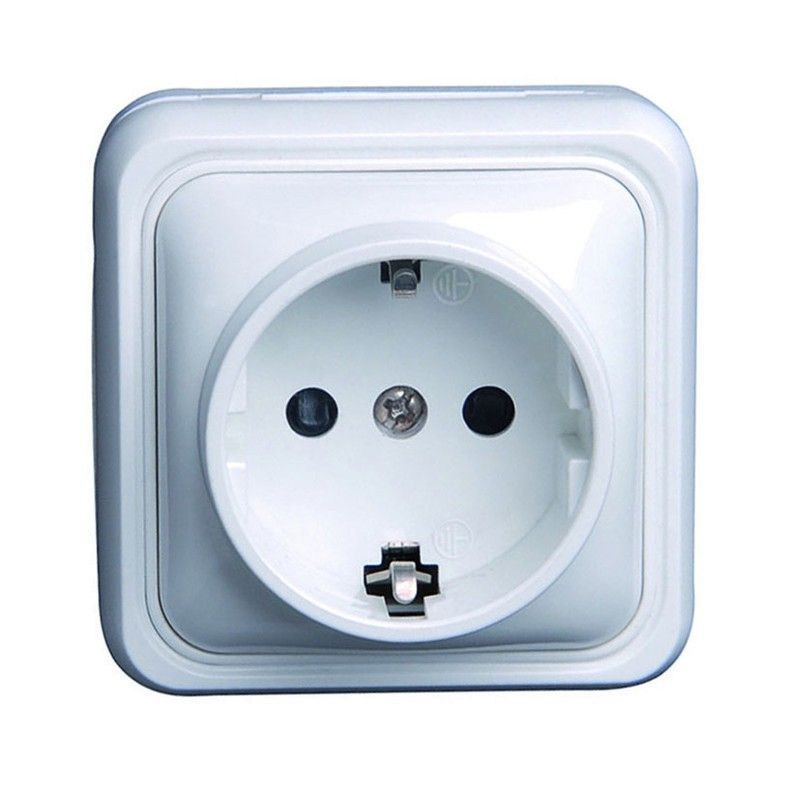 Base Enchufe 10/16A 250V Con Tt