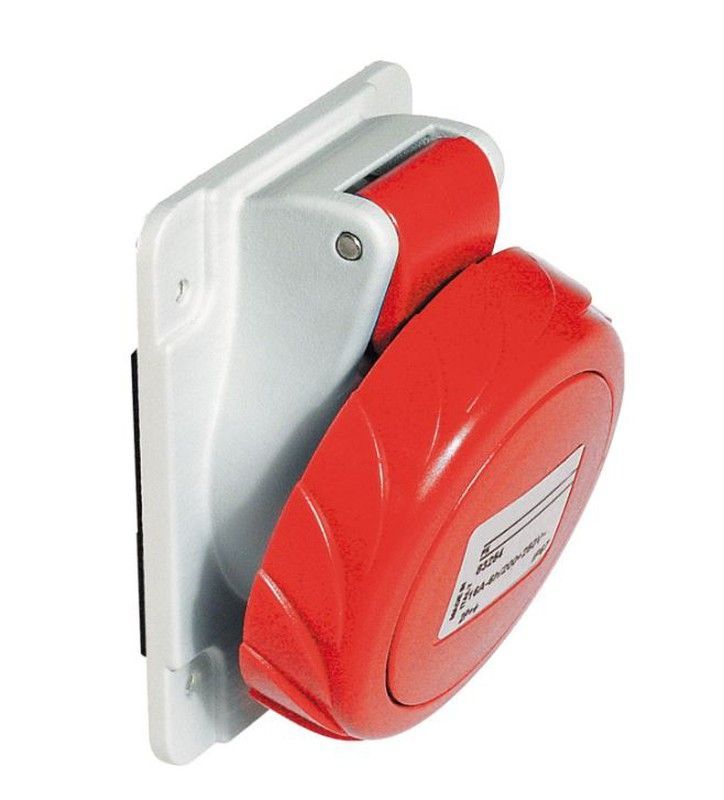 Base enchufe inclinada 16A 3PT 380V iP67