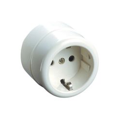 Base enchufe superficie FAMATEL. Base Superf.Tt Lat.10/16A-250V