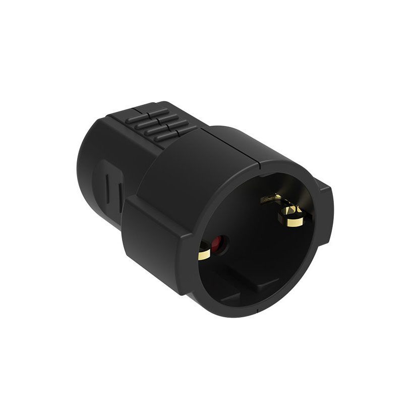 Base Movil Tt 16a - 250v Negro Duolec