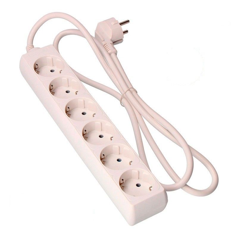 Base multiple 6 tomas t/tl 3m 3x1,5mm