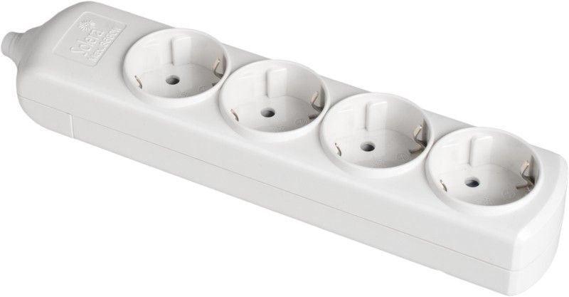 Base múltiple de 4 tomas 2P+T, 16A 250V~.