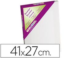 Bastidor Lidercolor 6P Lienzo Grapado Lateral Algodon 100% Marco Pawlonia 1,8X3,8 cm Bordes Madera 41X27 Cm