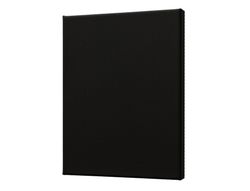 Bastidor negro liderpapel 4p lienzo grapado parte trasera algodon 100% 22x33 cm gramaje 320g/m2 certificado fsc