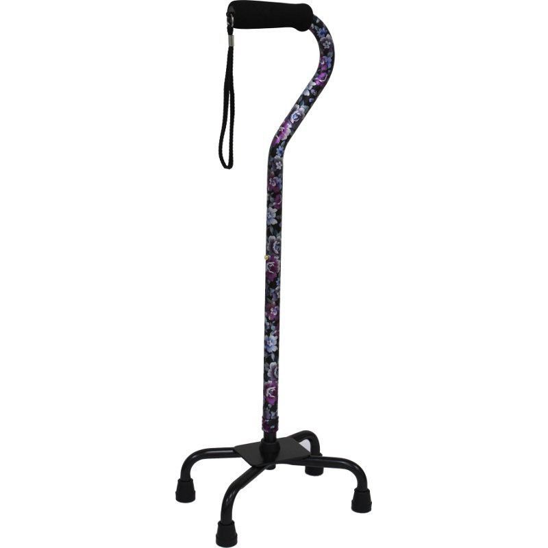 Bastón cuadrípode estampado REF. 353