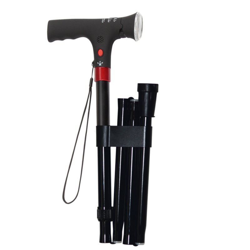 Baston Garcia 480 Plegable Con Luz