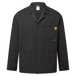 Bata Anti-Static ESD Lab Jacket Negro