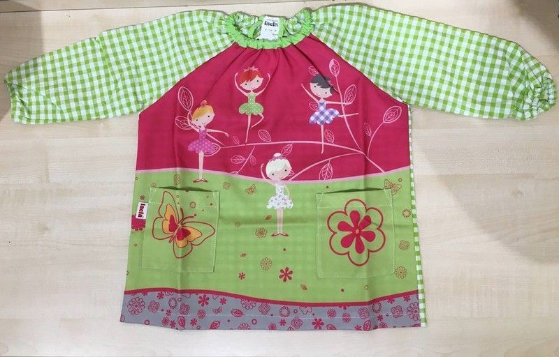 Bata bailarinas verde con goma