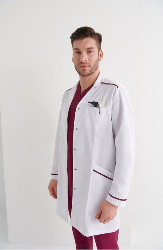 Bata blanca Crux hombre