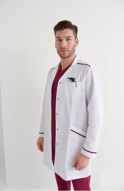 Bata blanca Crux hombre