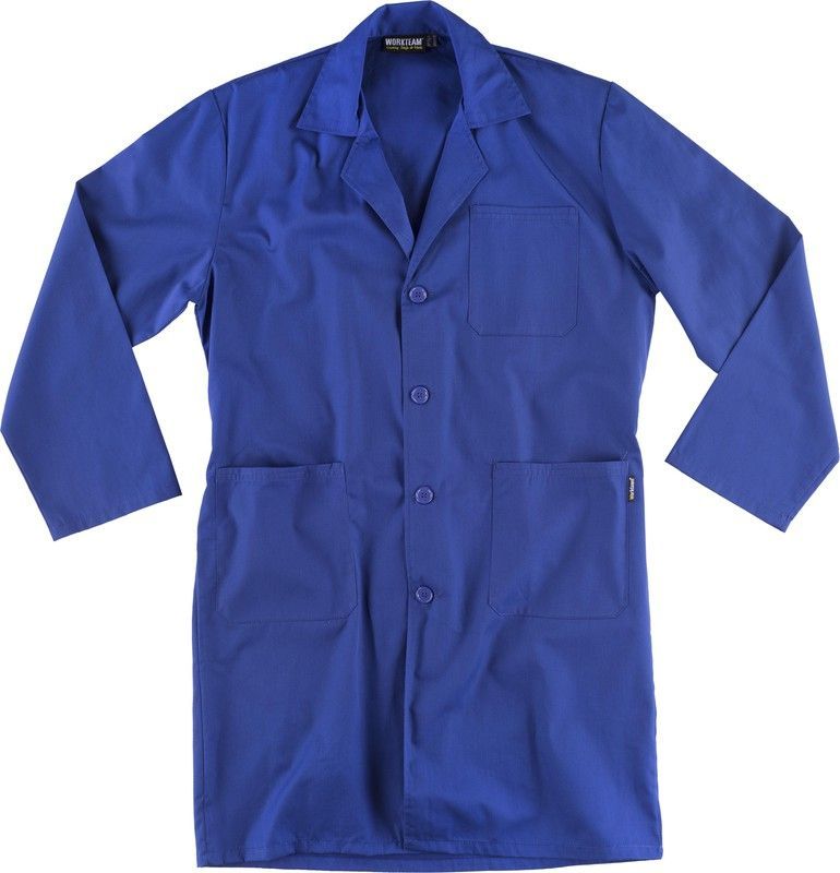 Bata de caballero con cierre de botones Azulina