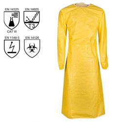 Bata de protección química 3B - Homologada EN-14126