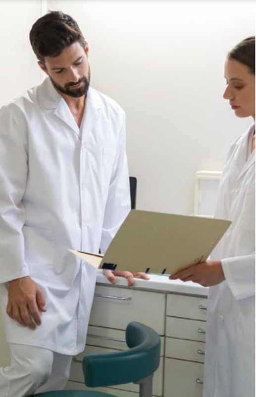 Bata de trabajo UNISEX de manga larga