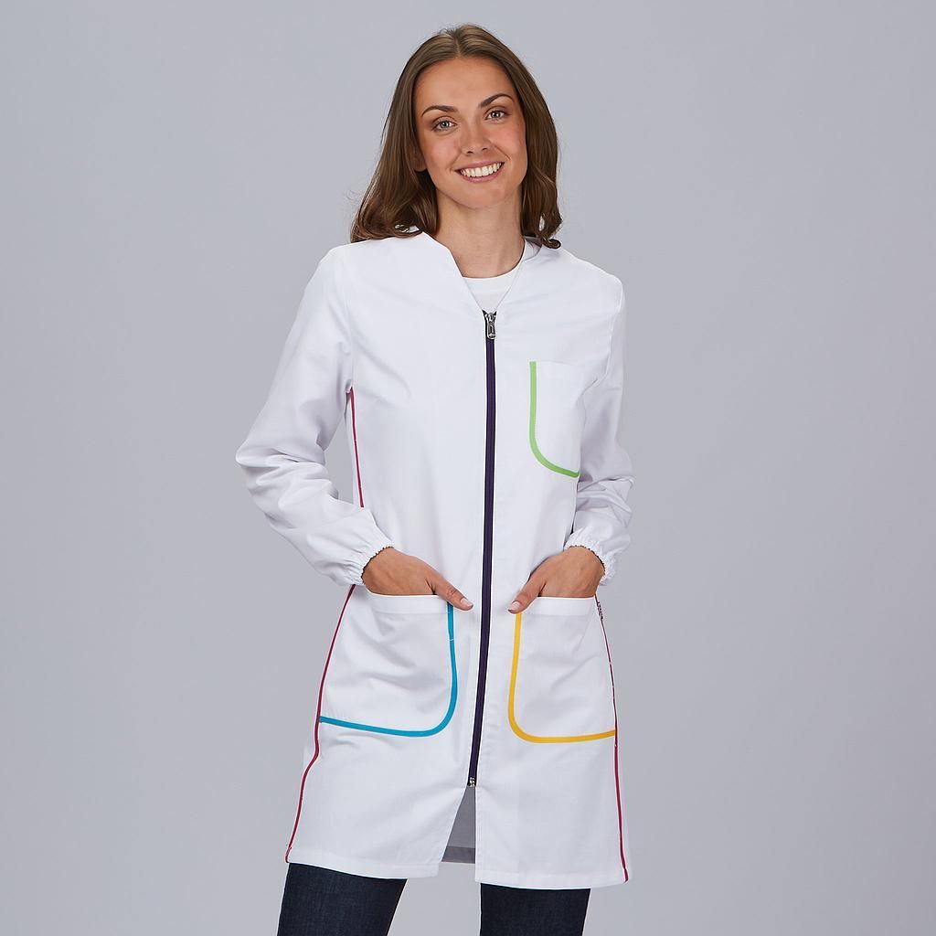 Bata mujer detalle color