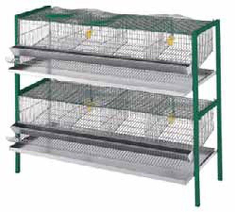 Batería 2 cestas para codornices