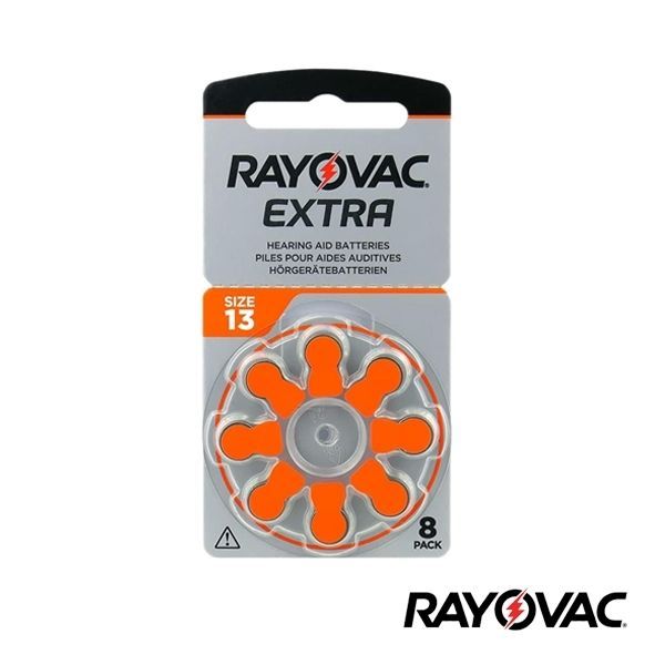 Batería Audífonos Rayovac RAY-PR48 Tipo PR-48 (13) 1.4v-Blister (8) Baterías