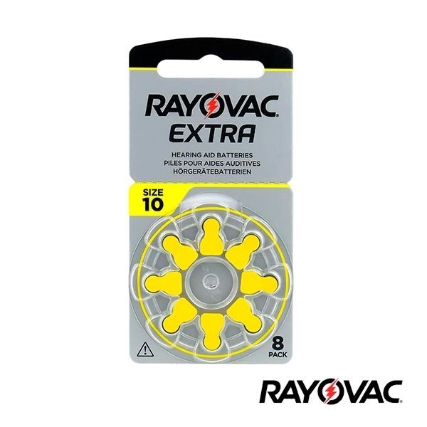 Batería Audífonos Rayovac RAY-PR536 Tipo PR-536 (10) 1.4v-Blister (8) Baterías