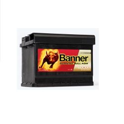 Batería BANNER AGM 12V 60A 640Ah 241X175X190 +D AGM56001 BANNER