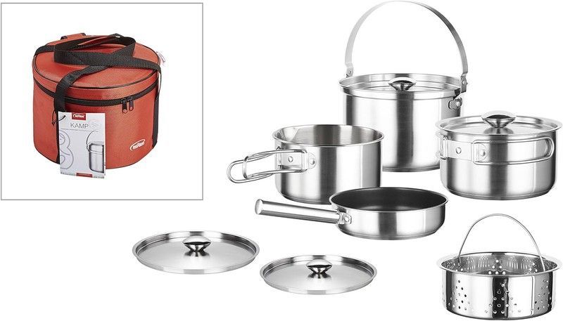 Bateria Cocina Inox Kamp 5 PZAS
