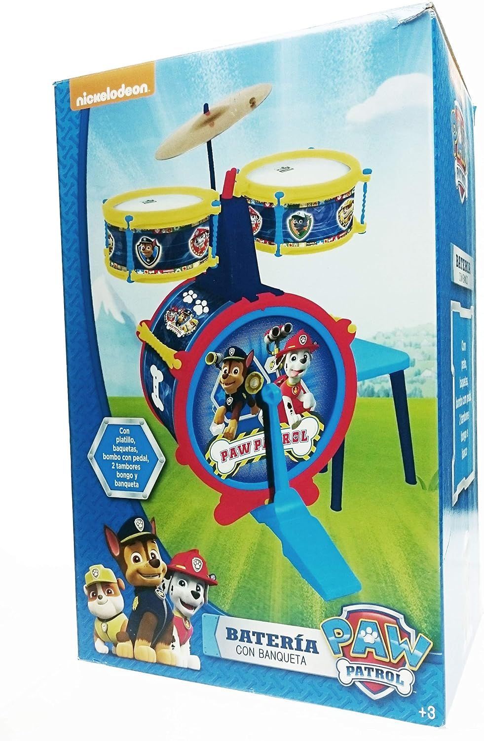 Batería con Banqueta - Patrulla Canina