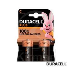 Batería Duracell Alcalina DU-LR14 De Consumo Tipo LR14 C 1.5v-Blister (2) Baterías