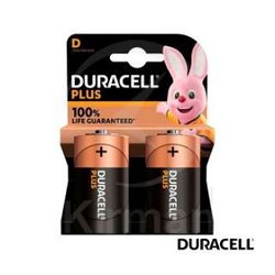 Batería Duracell Alcalina DU-LR20 De Consumo Tipo LR20 D 1.5v-Blister (2) Baterías