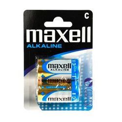 Batería Maxell Alcalina MA-LR14 De Consumo Tipo LR14 C 1.5v-Blister (2) Baterías